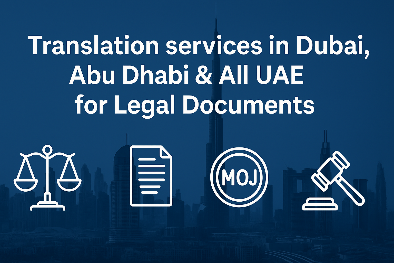 Translation services in Dubai, Abu Dhabi & All UAE for Legal Documents