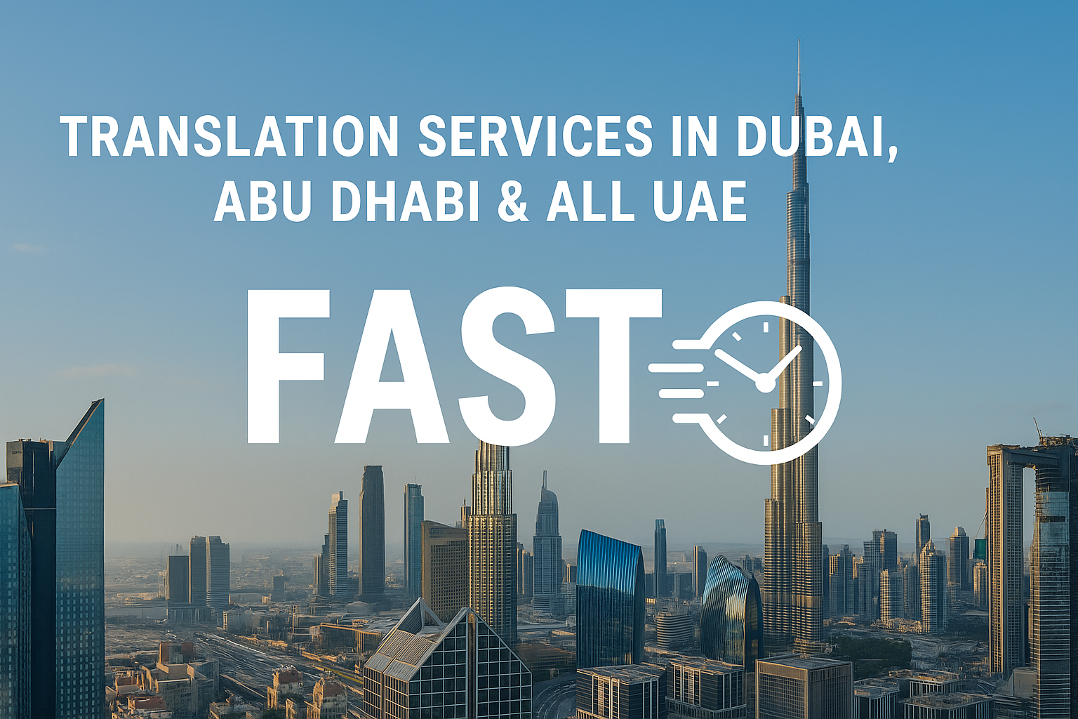 Translation services in Dubai, Abu Dhabi & All UAE Fast