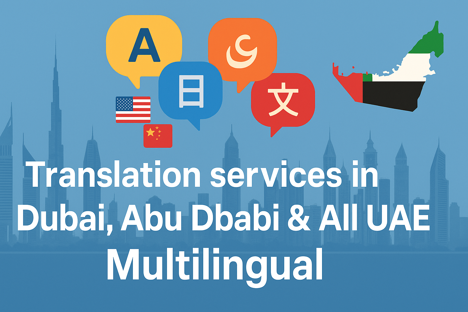 Translation services in Dubai, Abu Dhabi & All UAE Multilingual