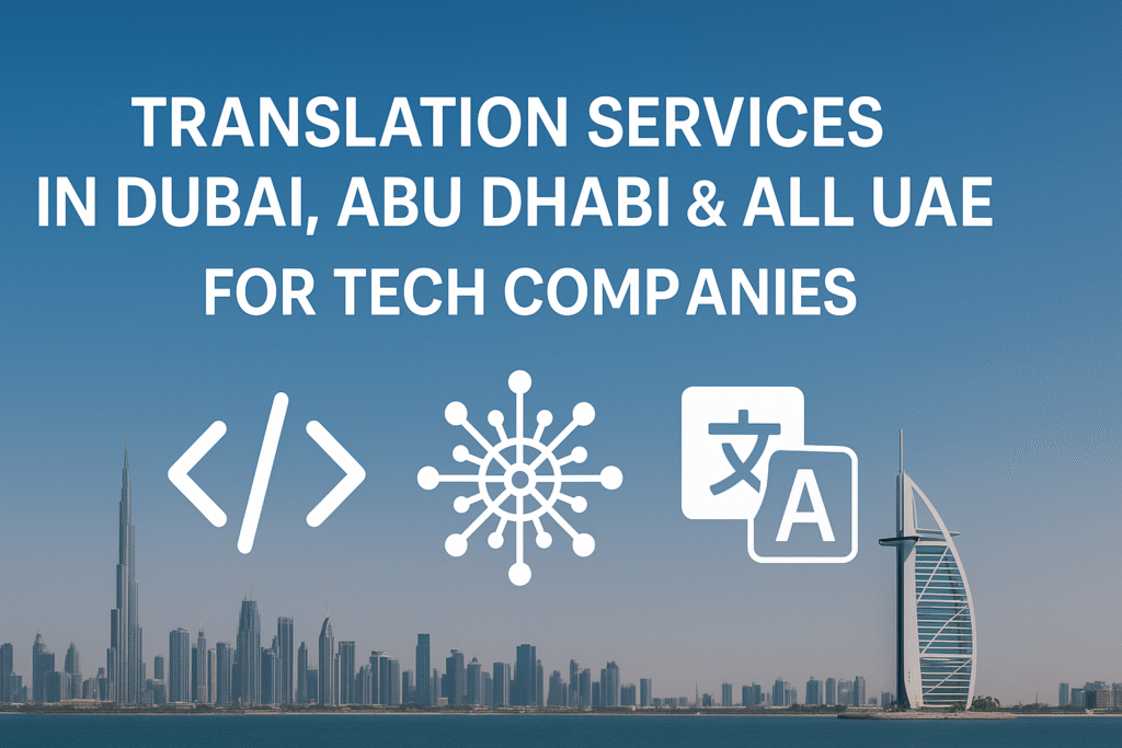 Translation services in Dubai, Abu Dhabi & All UAE for Tech Companies