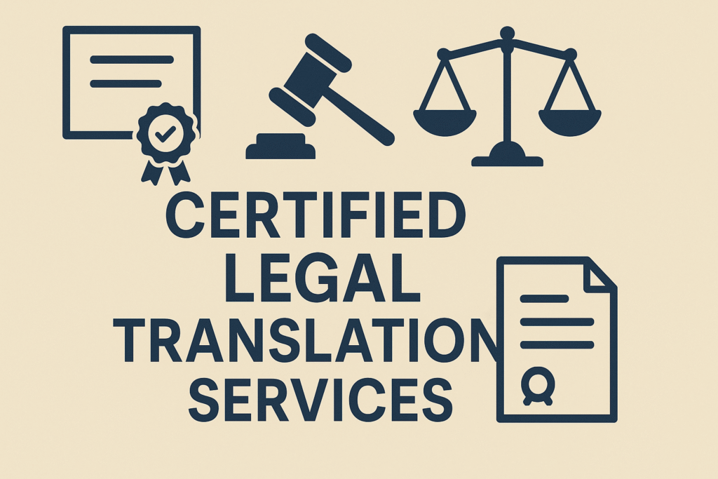 certified legal translation services