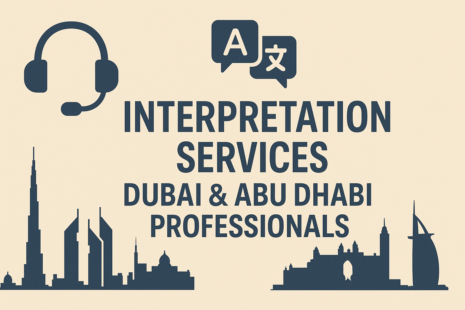 interpretation services Dubai & Abu Dhabi professionals