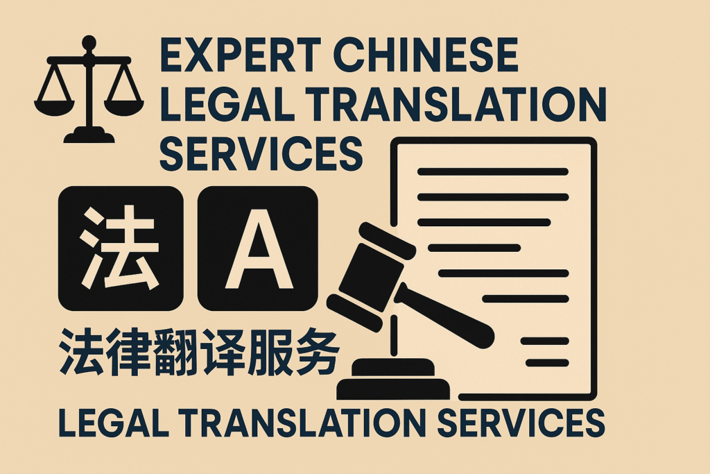 Expert Chinese legal translation services